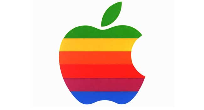 s ancien logo apple Lhistoire des couleurs du logo Apple